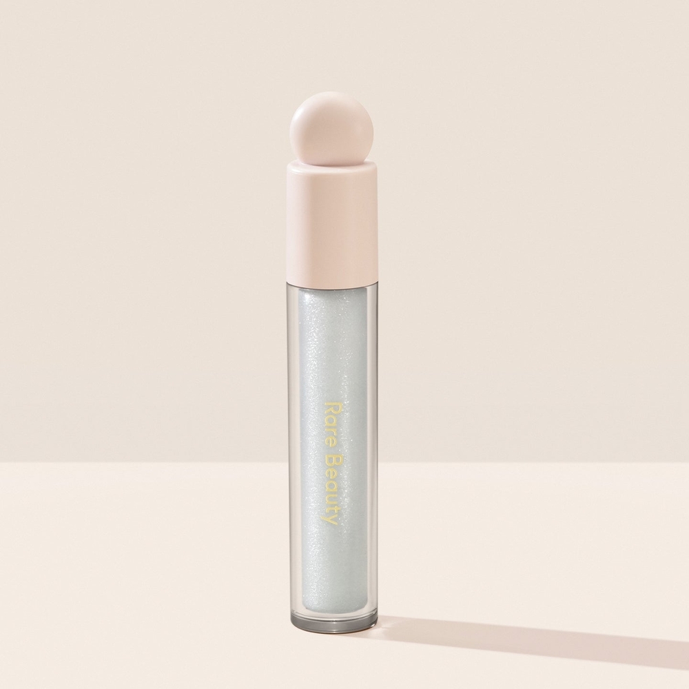 NWT Rare Beauty Positive Light Luminizing Lip Gloss Dazzle Sheer Blue Shimmer